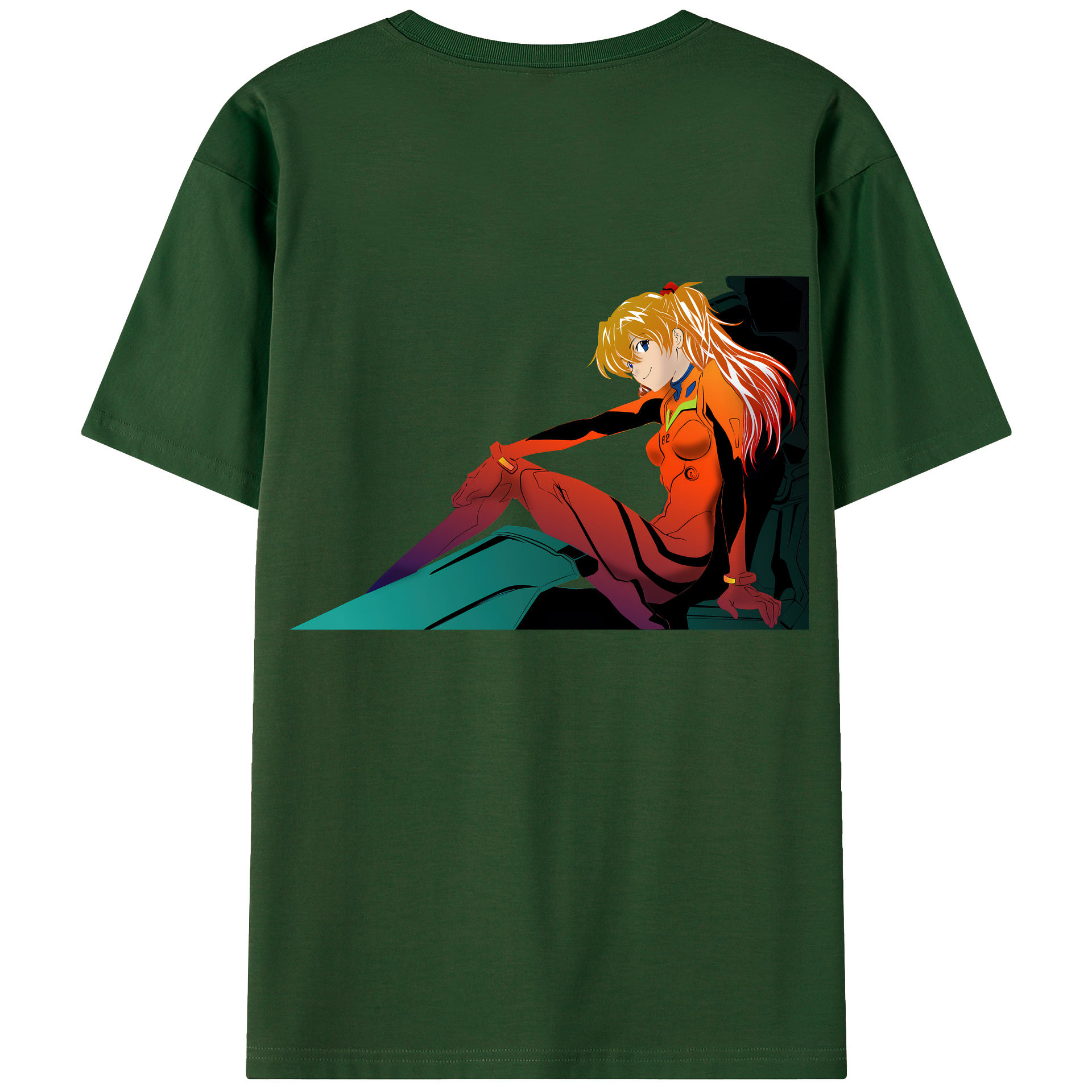 （画像用） EVA 新世紀エヴァンゲリオン 綿100％半袖Tシャツ（背面プリント）